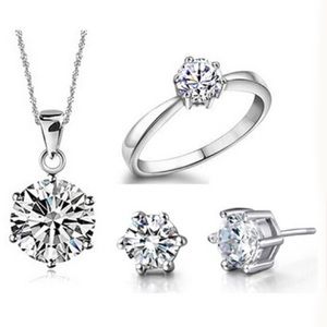 ✨Just In✨ 6 Claw Cubic Zircon 3️⃣ PC Jewelry Set